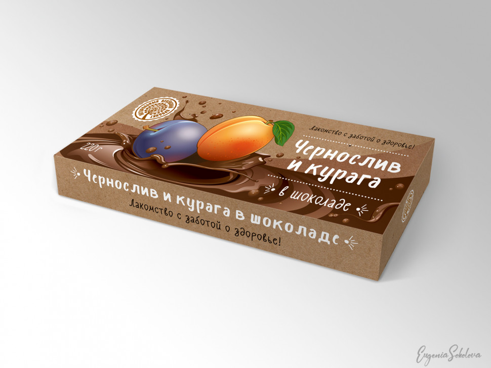  Чернослив и курага в шоколаде, 220г в Елизово