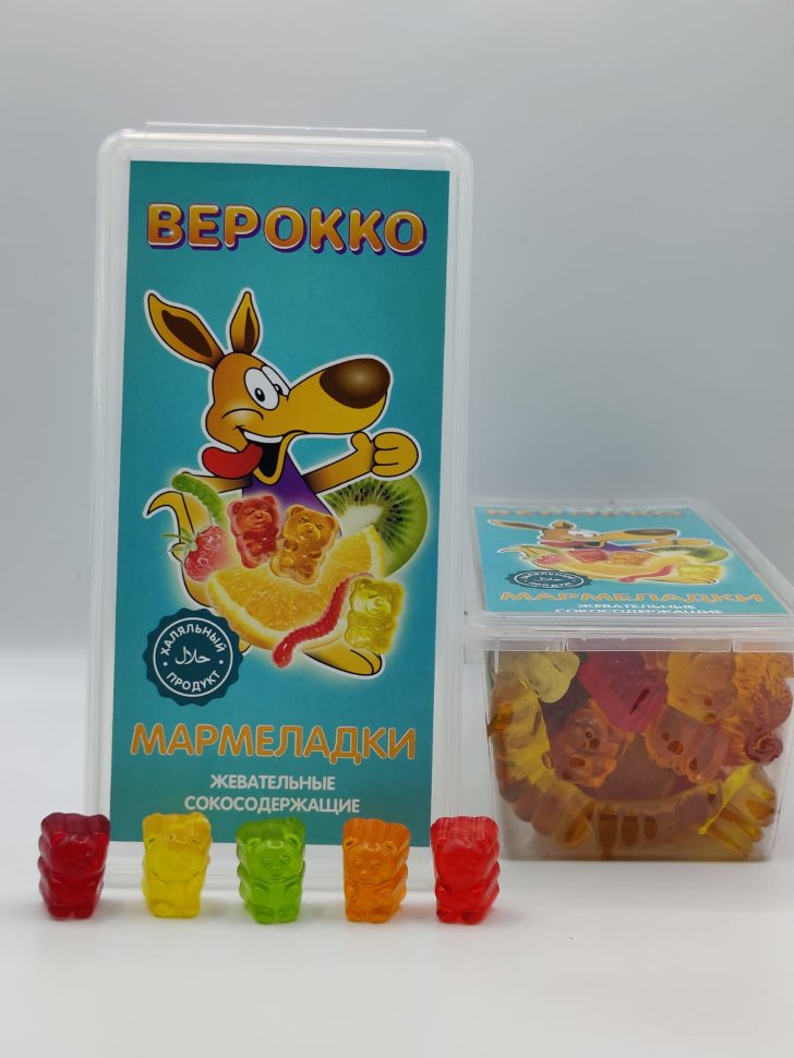  Жевательный мармелад Мишки фруктовые, 250г   в Елизово