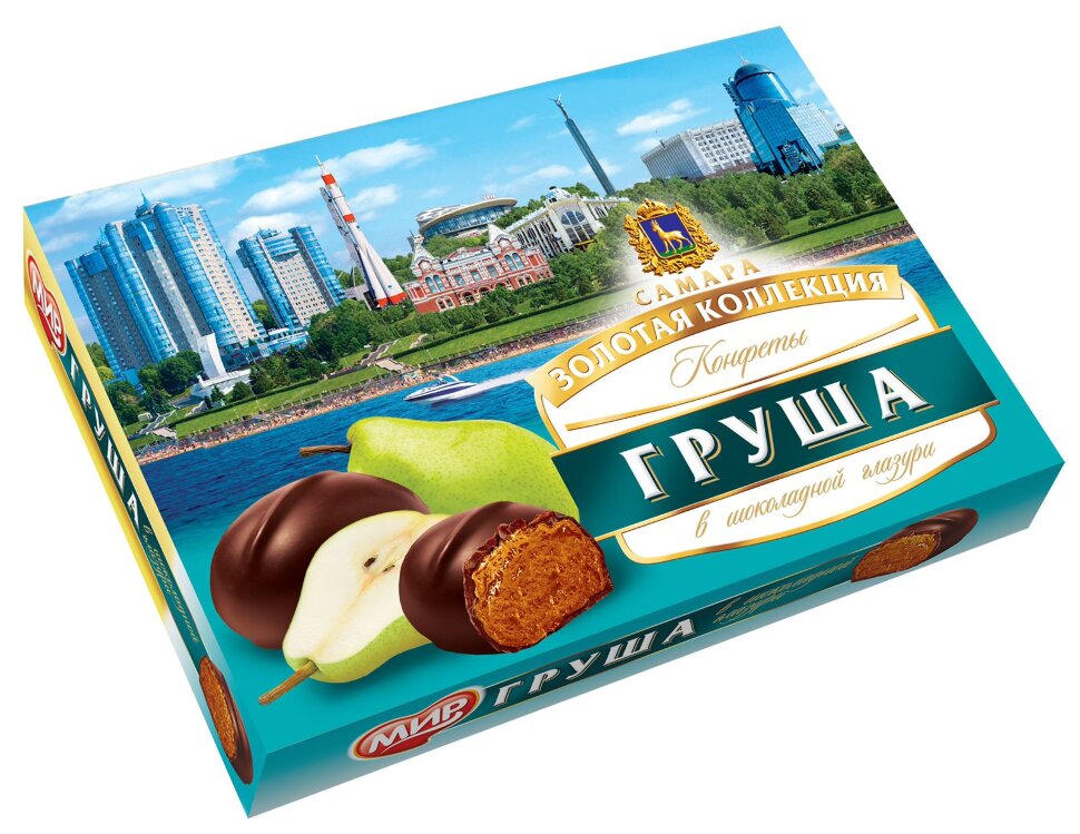  КФ МИР Груша в шоколадной глазури 160г  в Елизово
