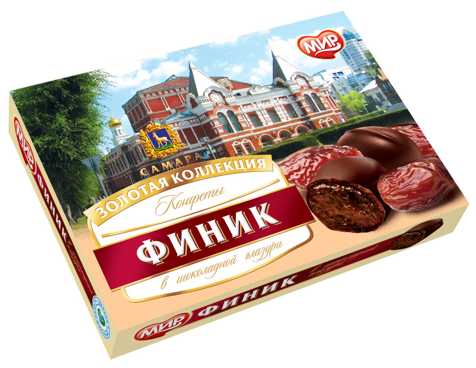  КФ МИР Финики в шоколадной глазури 160г  в Елизово