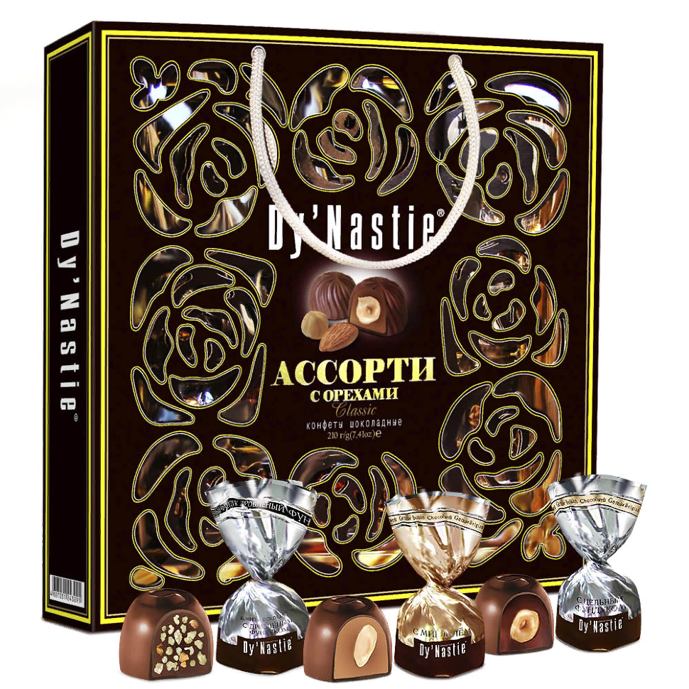  Династия Сумка Конфеты "Классик", 210г      в Елизово